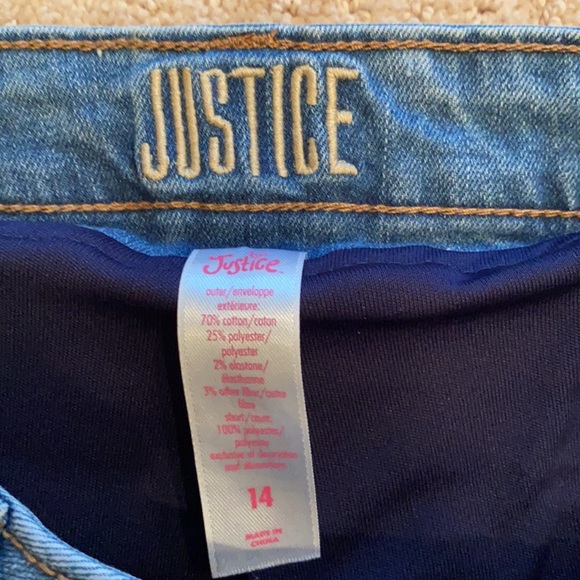Justice Girls Denim Skirt - Picture 3 of 5